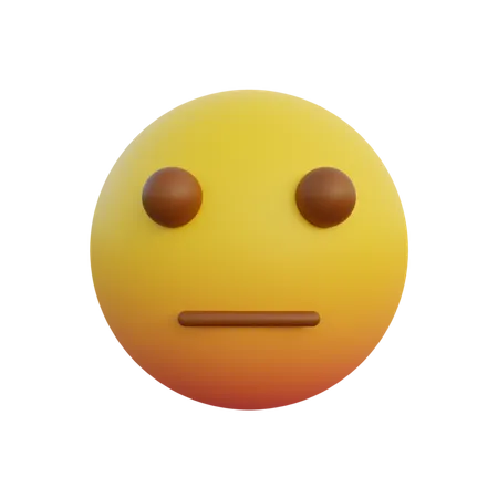 Unfriendly emoticon  3D Emoji