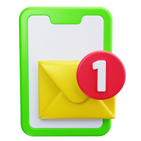 Ungelesene SMS  3D Icon