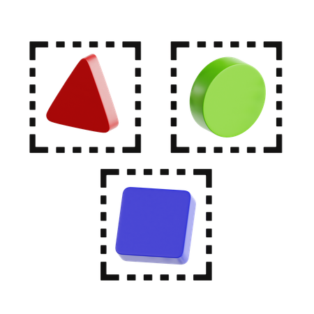 Ungroup  3D Icon