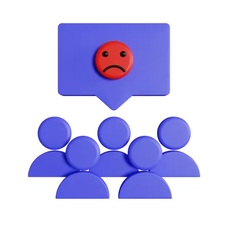 Unhappy Customer Reviews  3D Icon