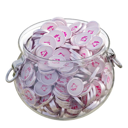 Uni Clear Glass Pot  3D Icon