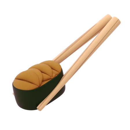 Uni Gunkan en baguette  3D Icon