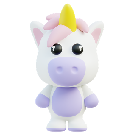 Unicorn  3D Icon