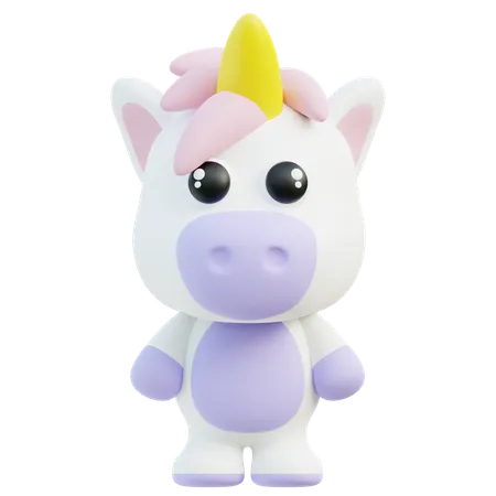 Unicorn  3D Icon