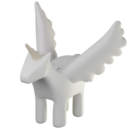 Unicorn  3D Icon