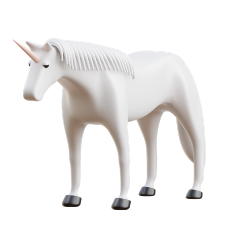 Unicorn  3D Icon