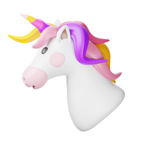 Unicorn  3D Icon