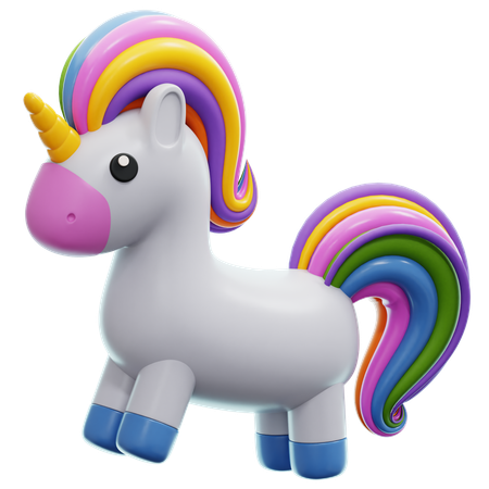 Unicorn  3D Icon