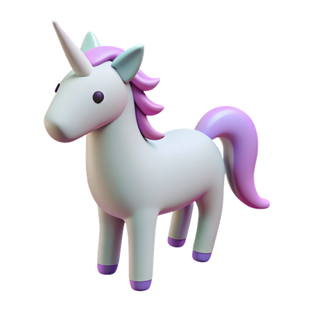 Unicorn  3D Icon