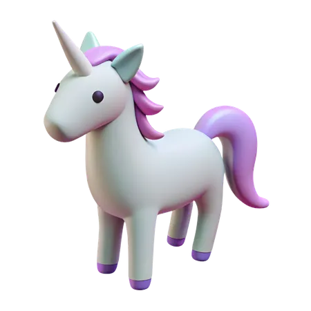 Unicorn  3D Icon