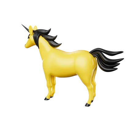 Unicorn  3D Illustration