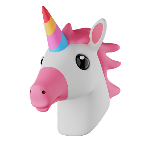 유니콘 이모티콘  3D Icon