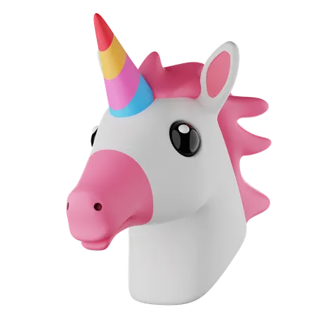 유니콘 이모티콘  3D Icon