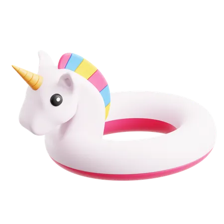 Unicorn Inflatable Ring  3D Icon