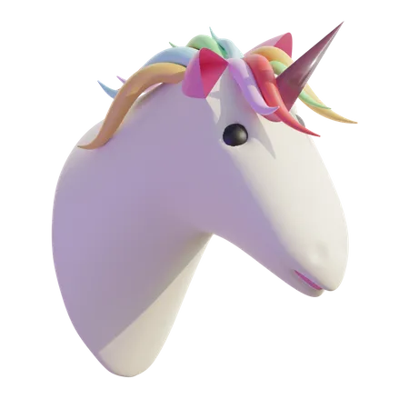 Unicornio  3D Icon