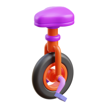 Unicycle  3D Icon