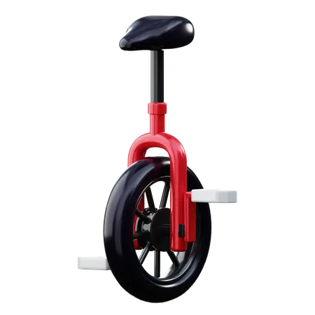 Unicycle 3 D Illustration 3D Icon
