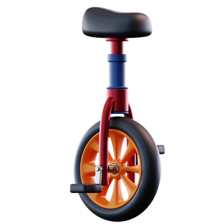 Unicycle  3D Icon