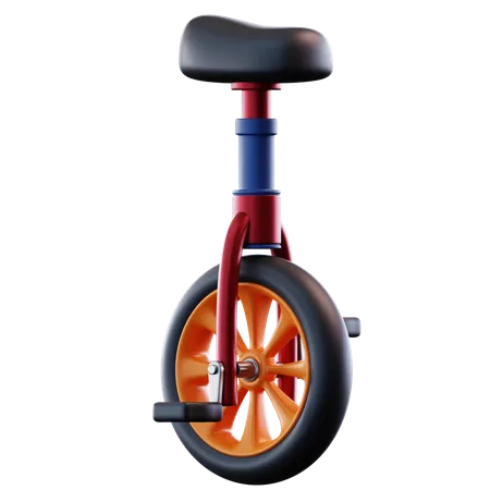 Unicycle  3D Icon