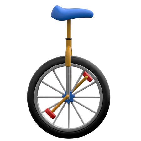 Unicycle  3D Icon