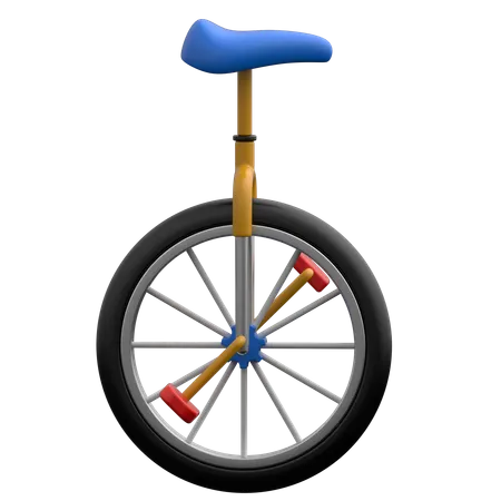 Unicycle  3D Icon