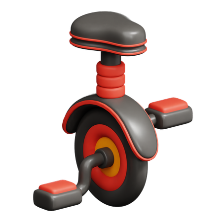 Unicycle  3D Icon