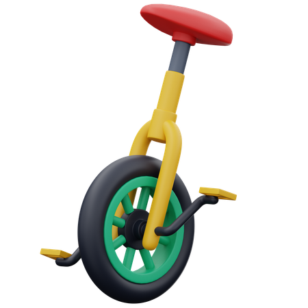 Unicycle  3D Icon