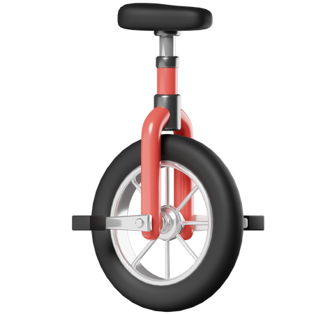 Unicycle  3D Icon