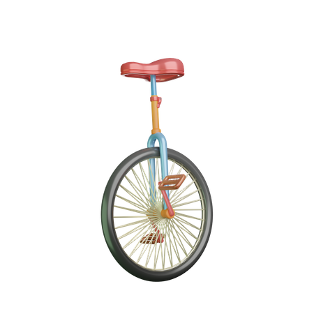 Unicycle  3D Icon