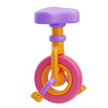 Unicycle  3D Icon