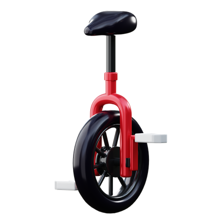 Unicycle  3D Icon
