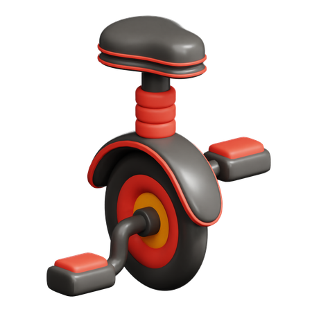 Unicycle  3D Icon