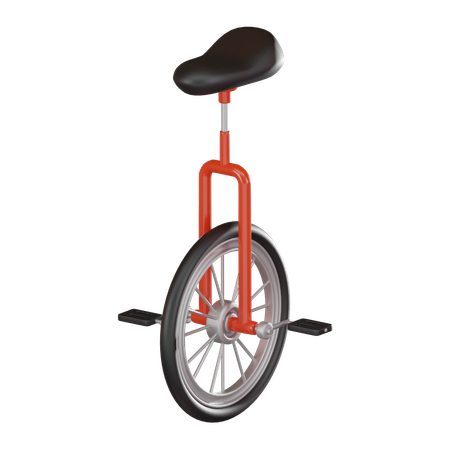 Unicycle  3D Icon