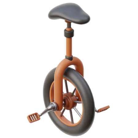 Unicycle  3D Icon