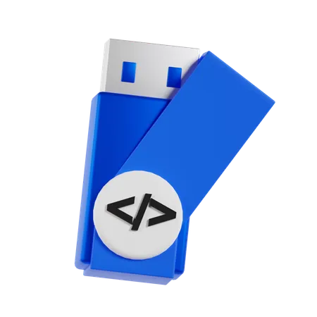 Unidad flash  3D Icon