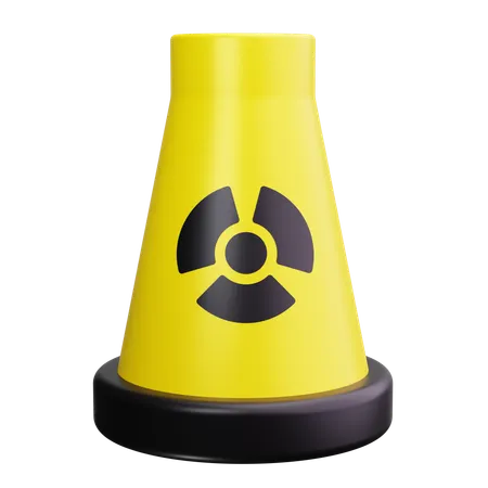 Unidad nuclear  3D Icon