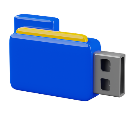 Unidad USB  3D Icon