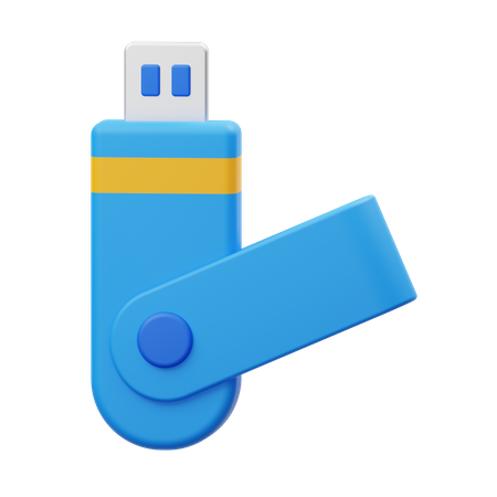 Unidad USB  3D Illustration