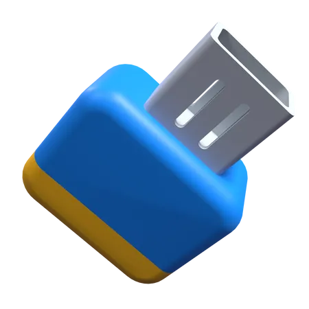 Unidad USB  3D Illustration