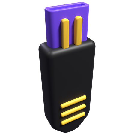 Unidad USB  3D Illustration