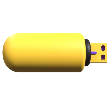 Unidad USB  3D Illustration