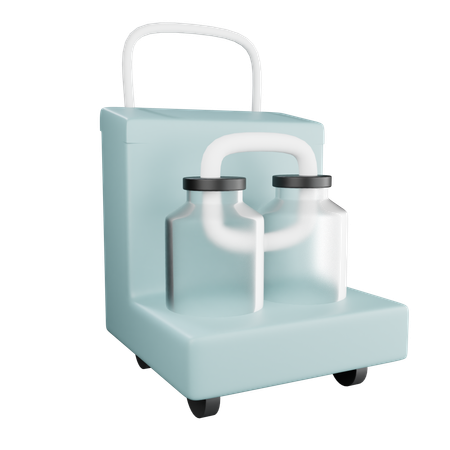 Unidade de sucção dentária  3D Icon