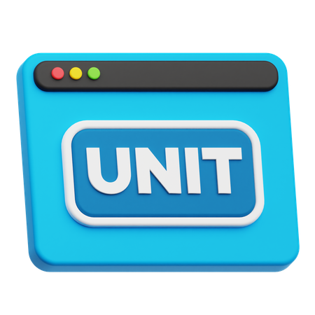 Unidade de site  3D Icon
