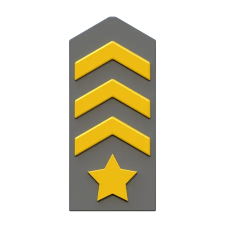Medal Badge Uniform Patch 3 D Icon Military Equipment Illustration 3D Icon