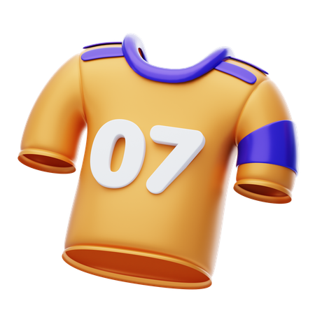 Uniforme de futbol  3D Icon