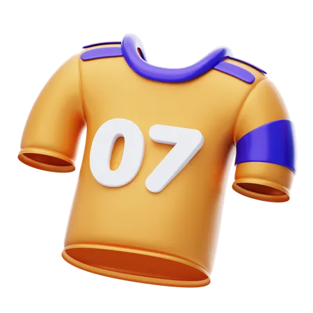 Uniforme de futbol  3D Icon