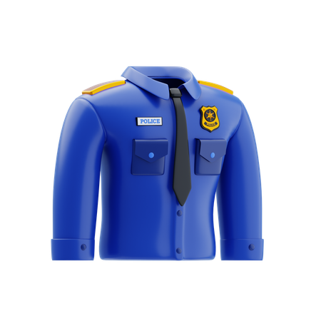 Uniforme de police  3D Icon