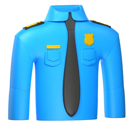 Uniforme de policia  3D Icon