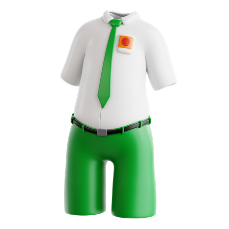 Uniforme escolar  3D Icon