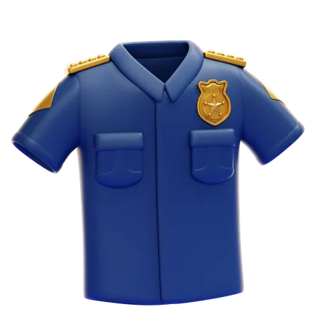 Uniforme policial  3D Icon